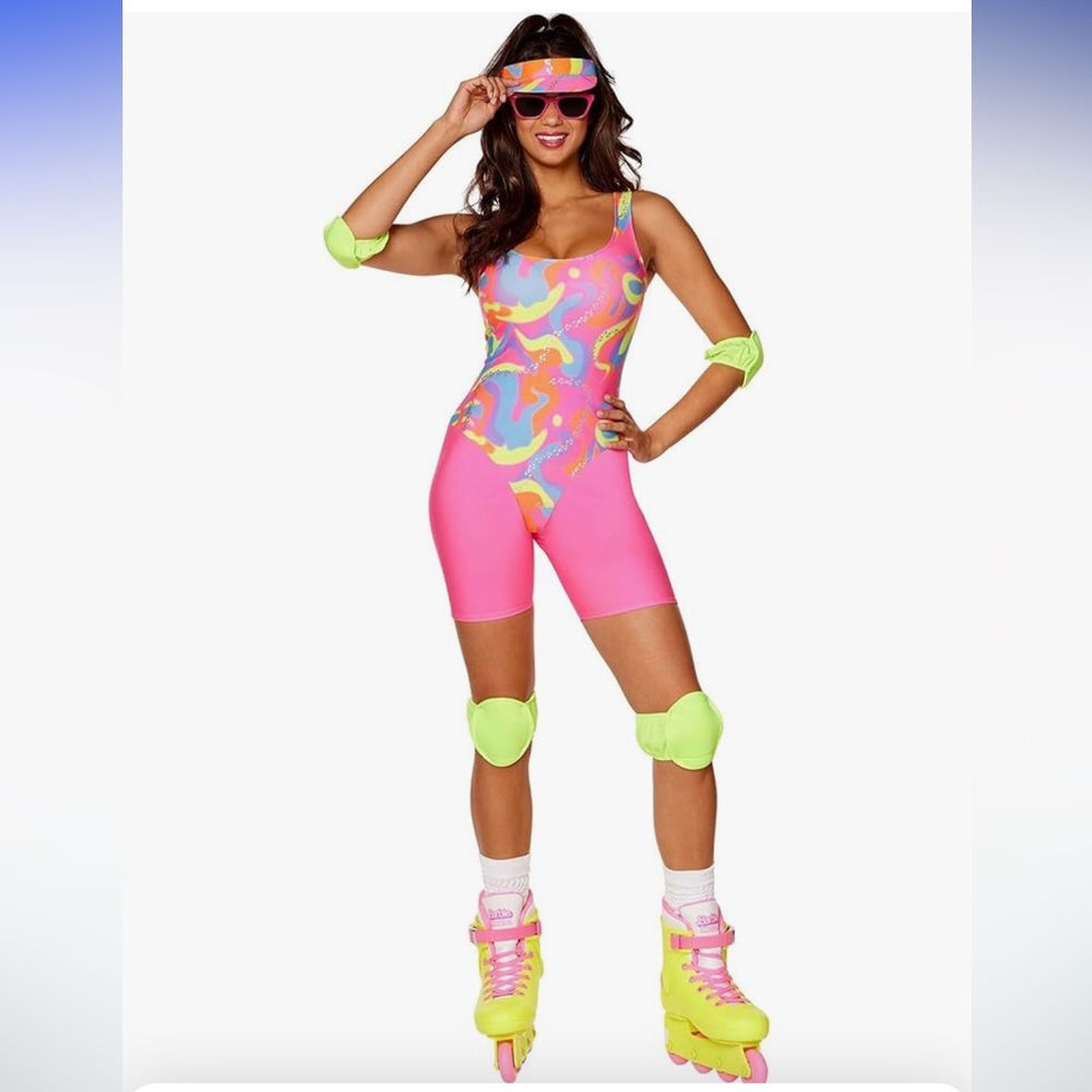 80s/90s Skating Barbie Costume- Adult